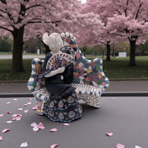 GRACEFULLY FANNING "RARE' NADAL LIMITED EDITION SPANISH DANCER